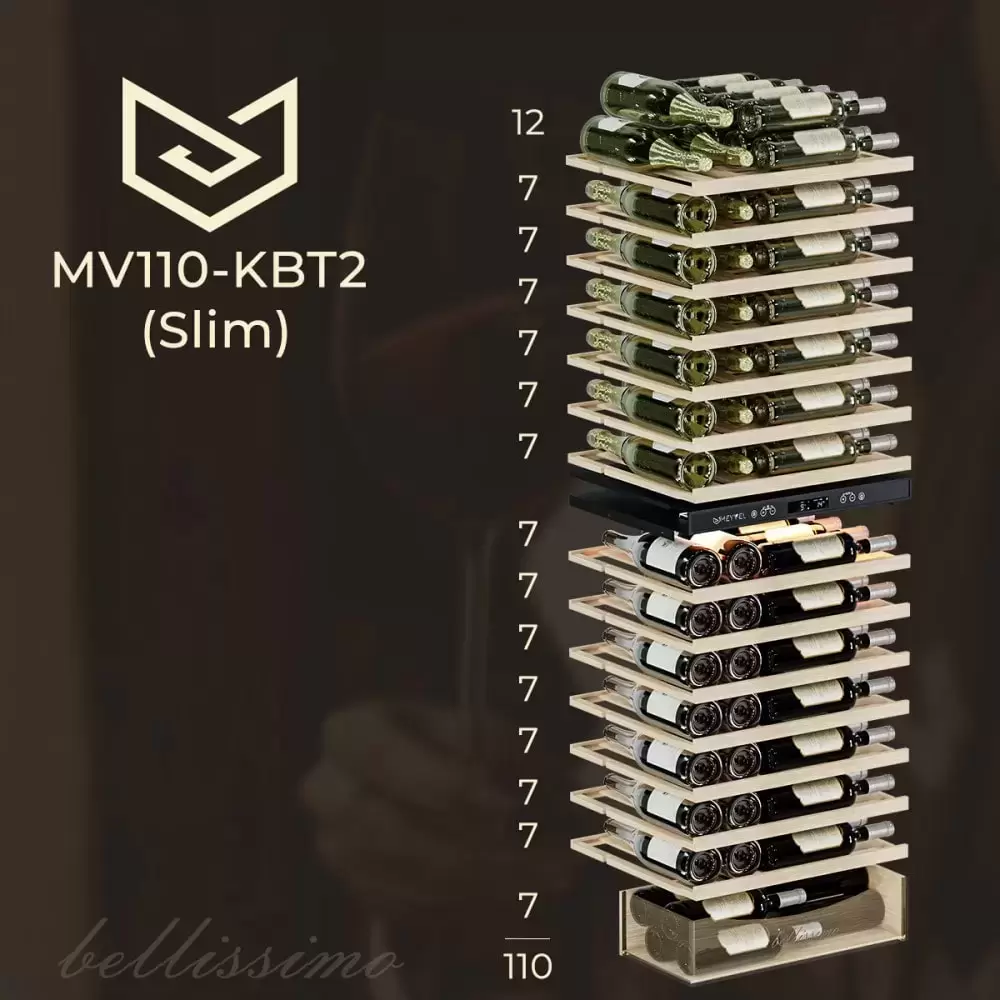 Винный шкаф Meyvel MV110-KBT2 (Узкий)
