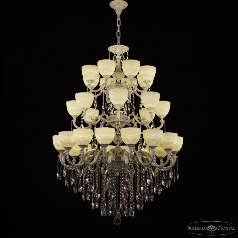 Подвесная люстра Bohemia Ivele Crystal AL7801 AL78101/16+8+8/300/3d B WMN P1 U Wave