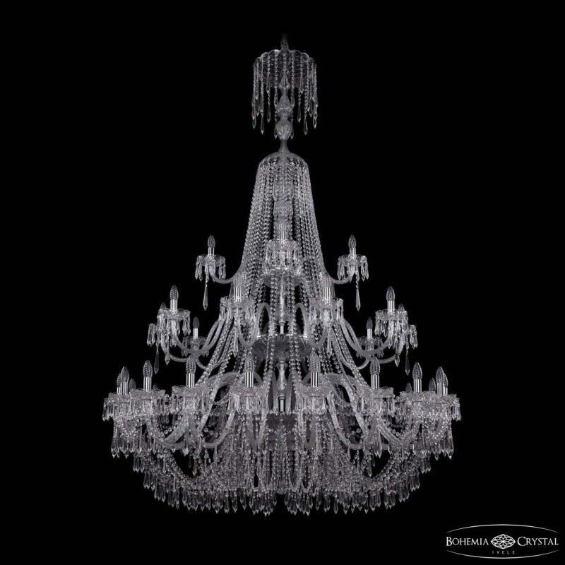 Подвесная люстра Bohemia Ivele Crystal 1403 1403/20+10+5/530/XL-203/3d Ni