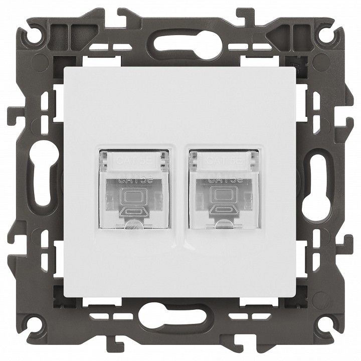 Розетка Ethernet RJ-45 без рамки Эра Эра Elegance 14-3108-01