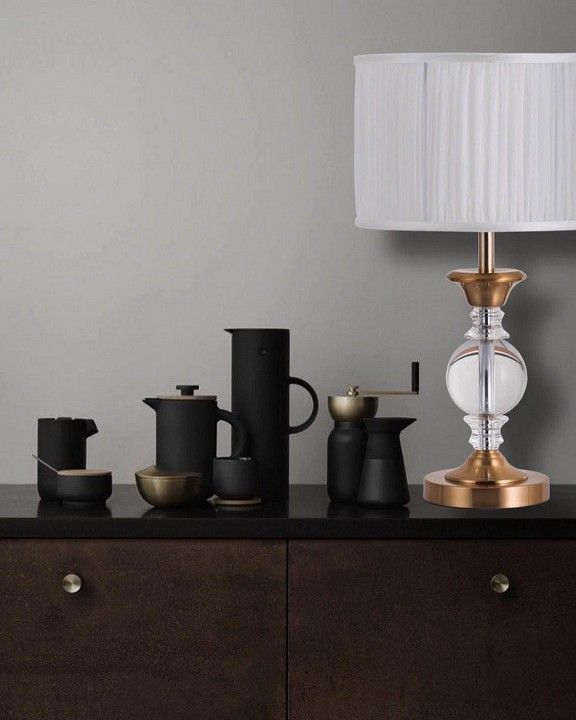 Настольная лампа декоративная Arte Lamp Baymont A1670LT-1PB