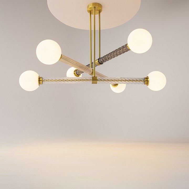 Люстра на штанге Maytoni Teatro MOD287PL-06BS