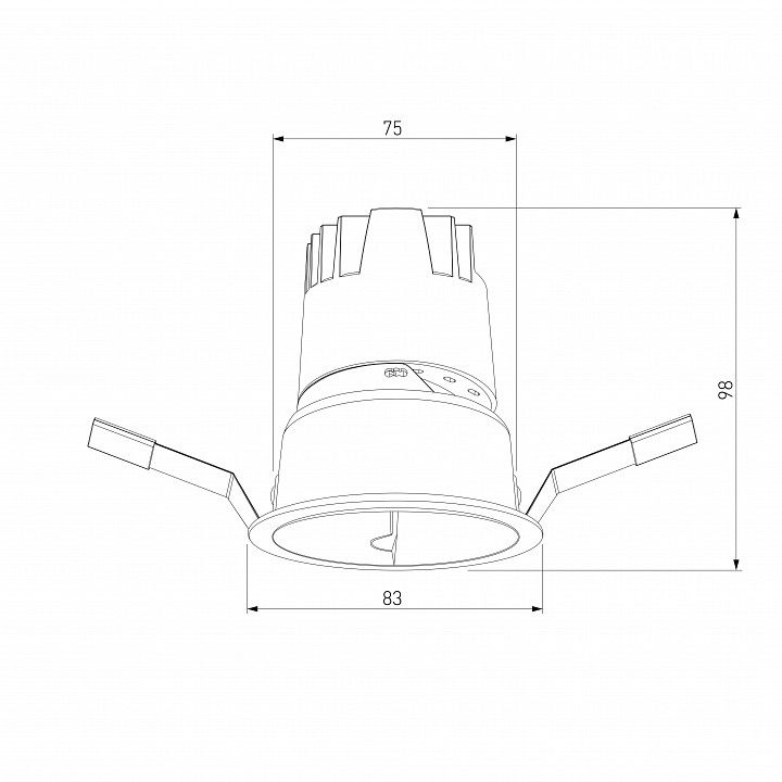 Встраиваемый светильник Elektrostandard Inline a064611