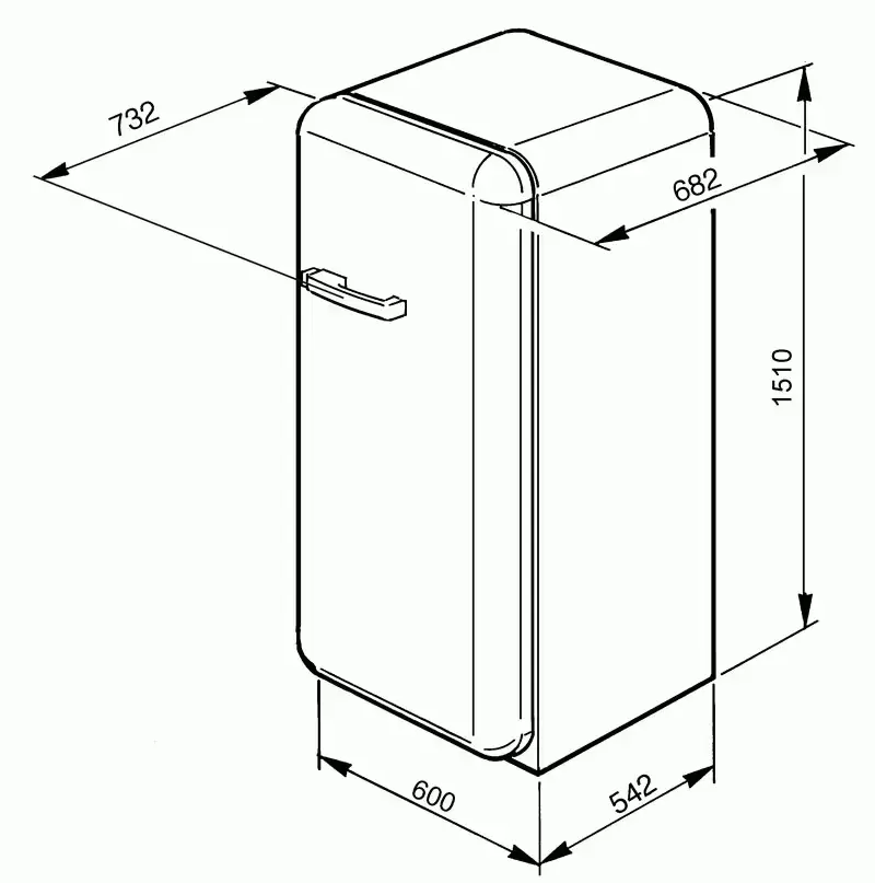 Холодильник Smeg FAB10HRIT