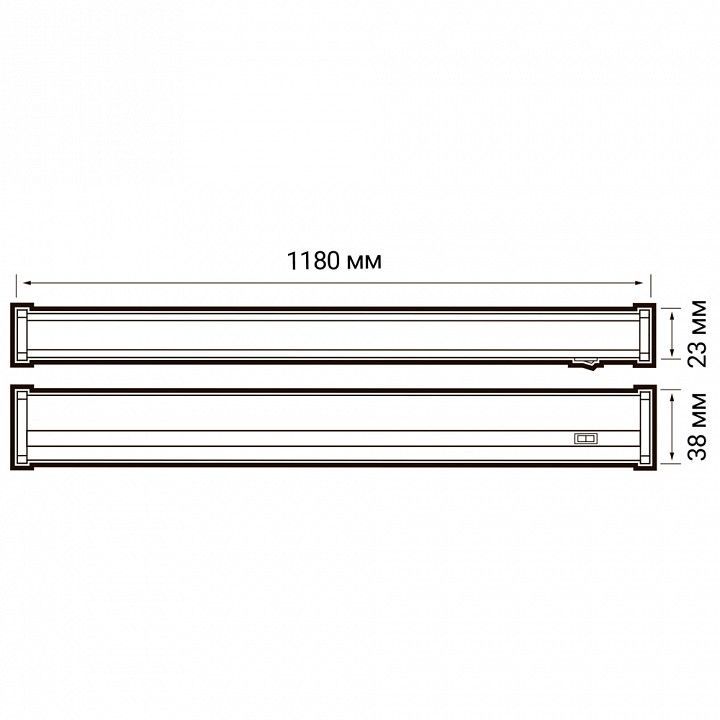Накладной светильник Jazzway  PLED-T5i PL 1200 14W FR 6500K