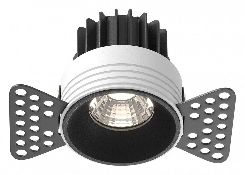 Встраиваемый светильник Maytoni Technical Раунд DL058-7W4K-TRS-B
