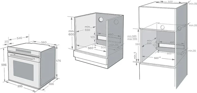 Духовой шкаф Korting OKB 1331 S GNBX