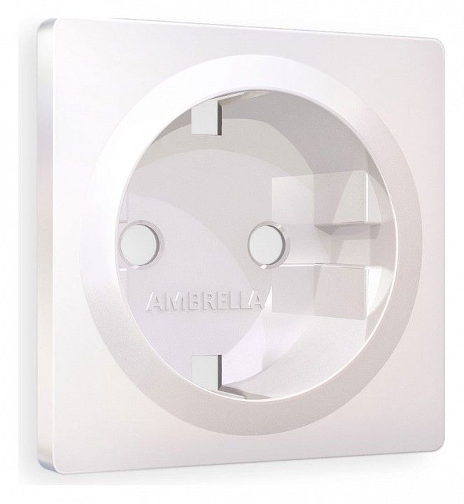 Накладка для розетки с заземлением Ambrella Volt ALFA AP2060