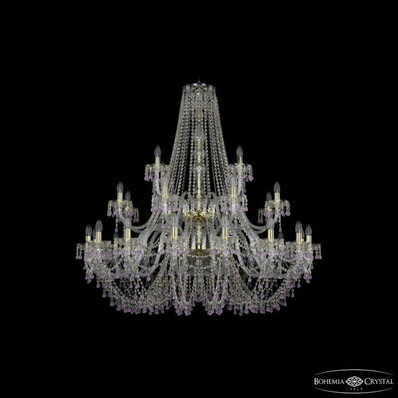 Подвесная люстра Bohemia Ivele Crystal 1410 1410/16+8+4/460/2d G V7010