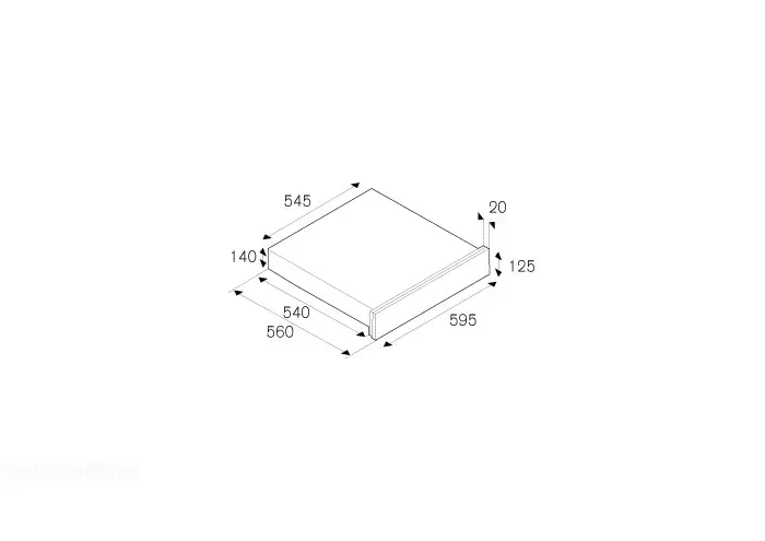 Встраиваемый ящик для подогрева Bertazzoni WD60HERA