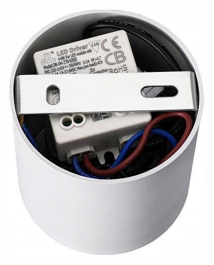 Накладной светильник iLedex Metrica 108-7W-D80-4000K-24DG-WH