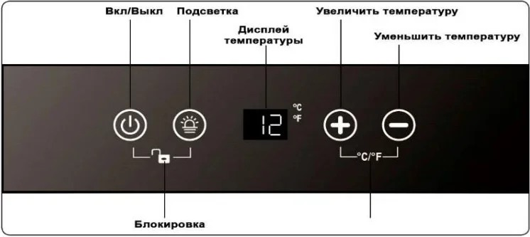Встраиваемый винный шкаф Dunavox DAUF-40.138C