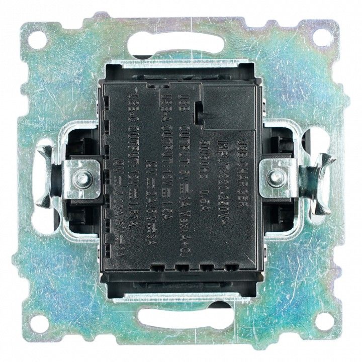 Розетка 2хUSB type A и C без рамки Stekker Катрин 50055