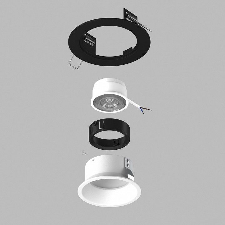 Встраиваемый светильник Lightstar Domino D61706BMOD