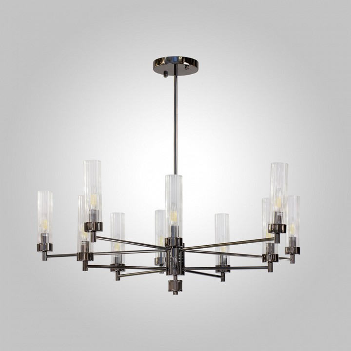 Люстра на штанге AM-Group INDIGO INDIGO SP10 PEARL BLACK