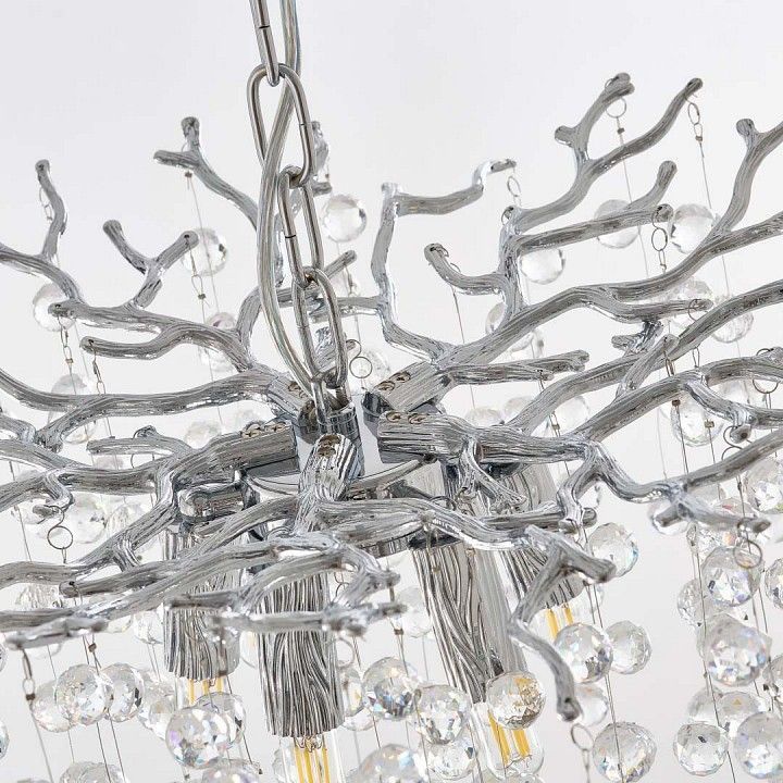 Подвесная люстра Arte Milano Веточка 230115.480.6.E14.F2 CR