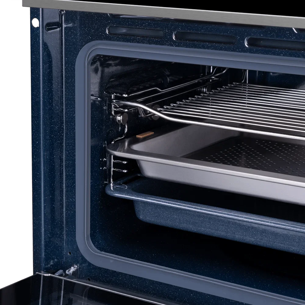 Компактный духовой шкаф с паром Maunfeld MCMO5016STGB