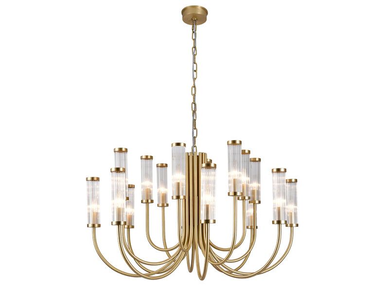 Подвесная люстра Newport 4550 4558/C brass