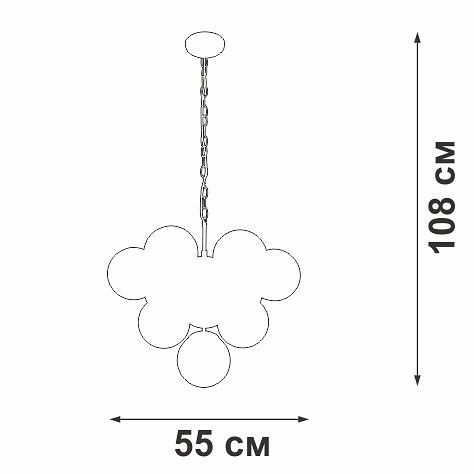 Подвесная люстра Vitaluce V49630 V49630-8/10