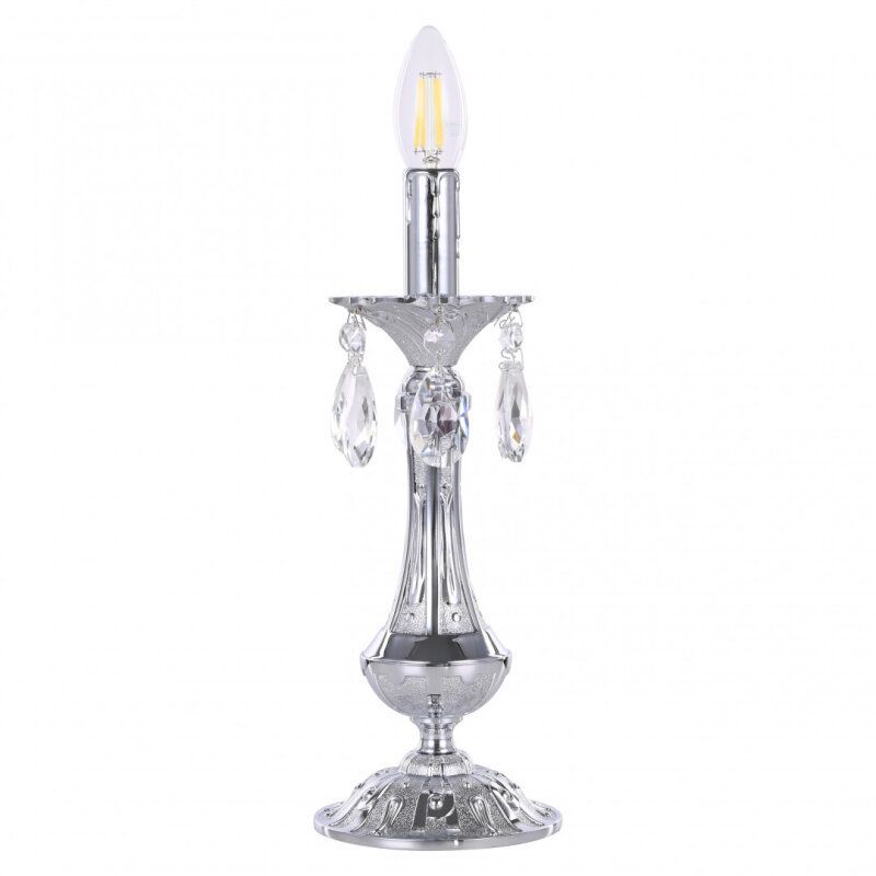Настольная лампа декоративная Bohemia Ivele Crystal AL77 AL77100L/1-32 Ni