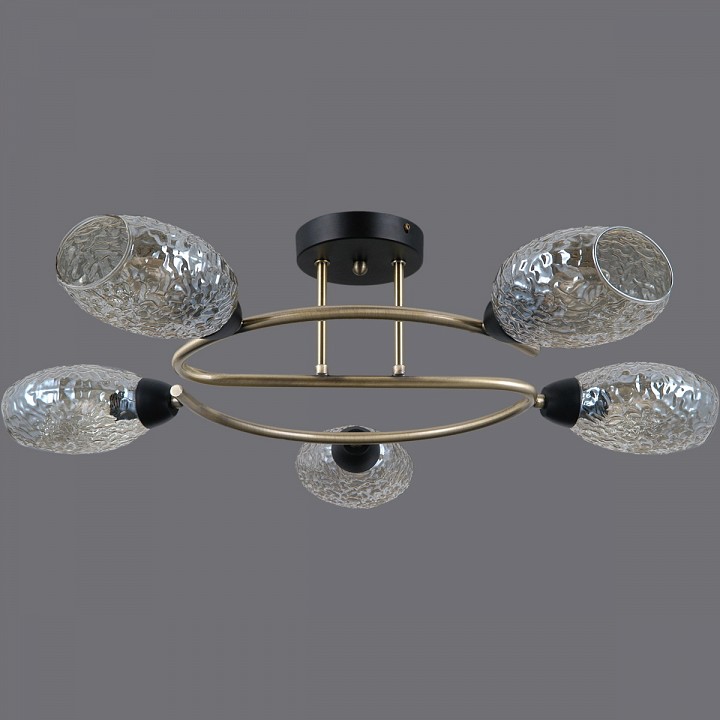 Потолочная люстра ILLUMICO  IL0300-5CSQ-79 BK AB