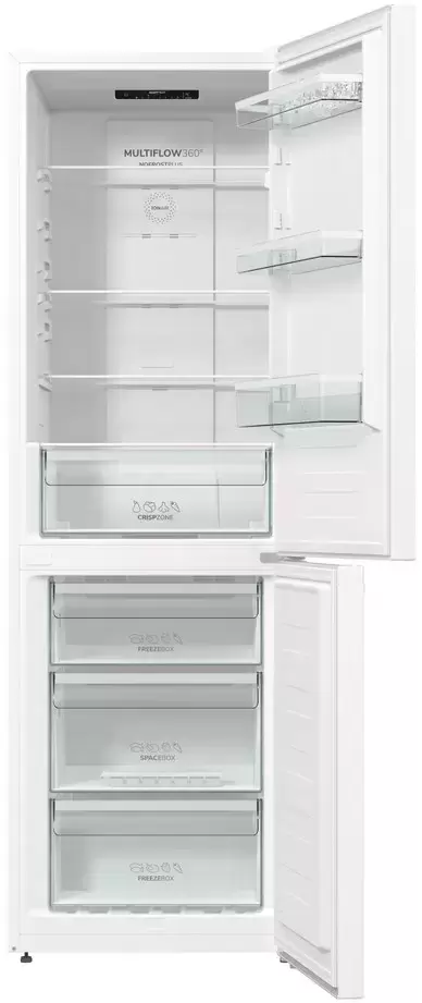 Отдельностоящий двухкамерный холодильник Gorenje NRK6191EW4