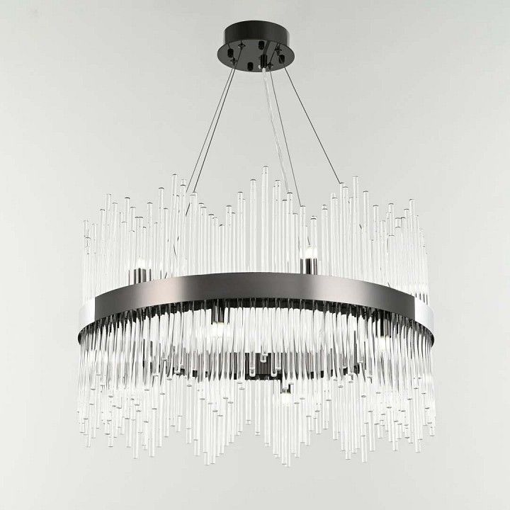 Подвесная люстра Arte Milano Бари 430110.600.12.G9.A1 BK