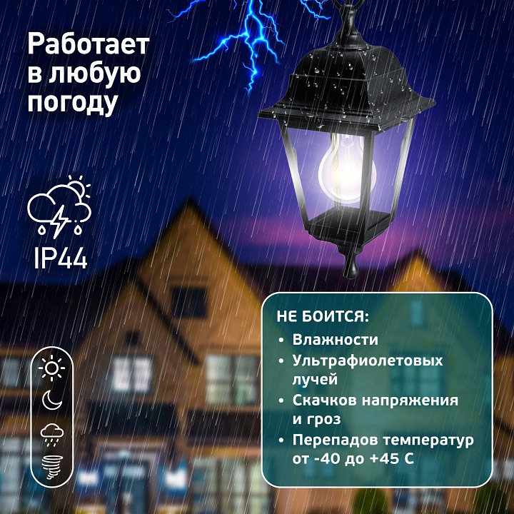 Подвесной светильник Эра  НСУ 04-60-001 черный