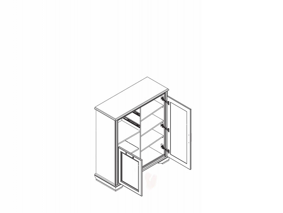 Тумба Стилиус B169-KOM2D2S