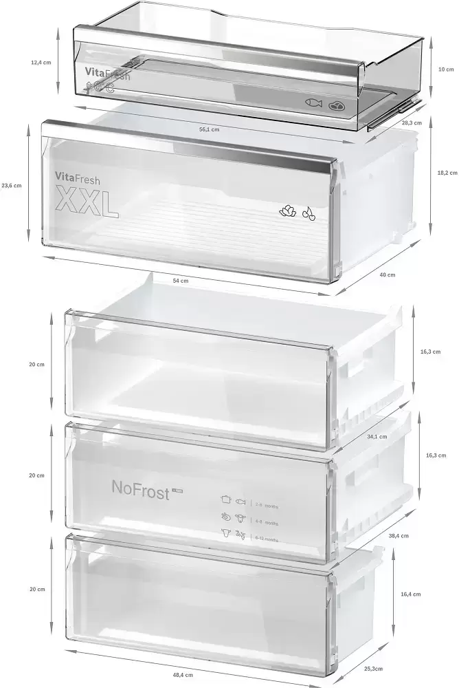 Двухкамерный холодильник Bosch KGN49LBCF