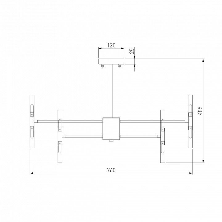 Люстра на штанге Bogate's Bastone 351 Smart