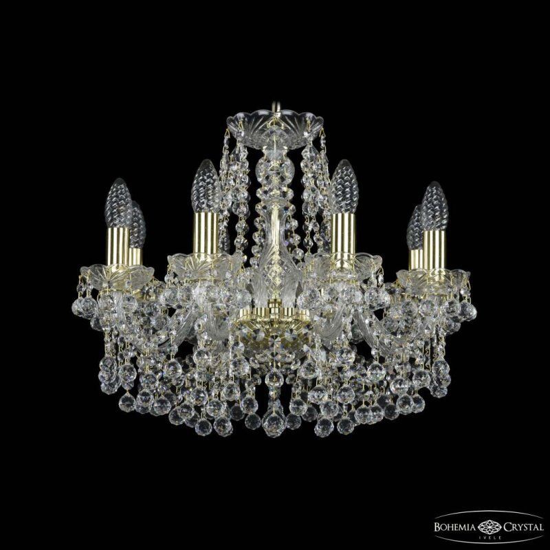 Подвесная люстра Bohemia Ivele Crystal 1409 1409/8/160 G