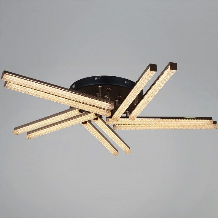 Люстра на штанге Reluce  17090-0.3-10 BK+FG Люстра на штанге Reluce  17090-0.3-10 BK+FG