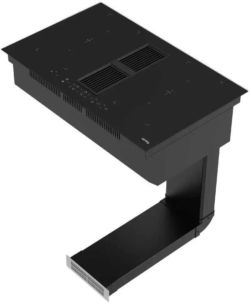 Индукционная варочная панель с интегрированной вытяжкой Korting HIBH 84980 NB