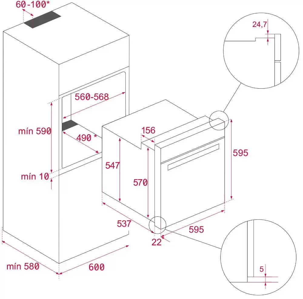 Духовой шкаф Teka HBB 720 WH