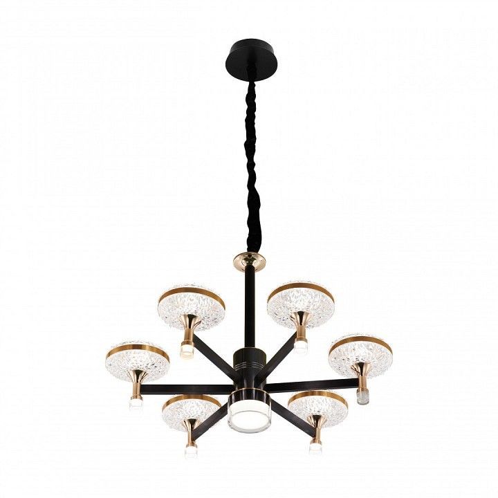 Подвесная люстра Arte Milano Ferrara-72069 273059/6 BK/GD