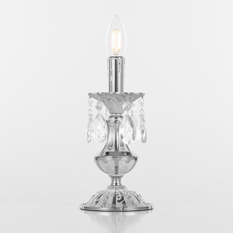 Настольная лампа декоративная Bohemia Ivele Crystal AL77 AL77200L/1-25 NW