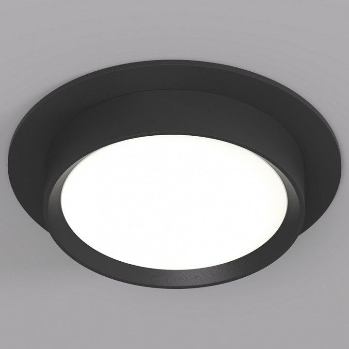 Встраиваемый светильник Denkirs FLAT DK2090-BK