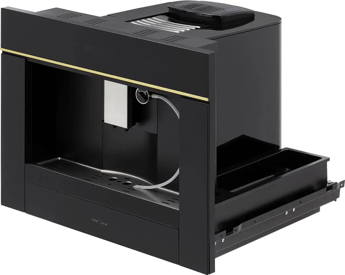 Встраиваемая кофемашина KRONA ONYX 45H coffee BL LIGHT GOLD