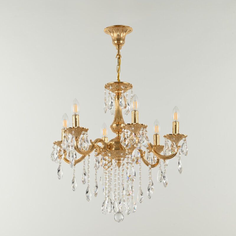 Подвесная люстра Bohemia Ivele Crystal AL77 AL77101/6/175 B G