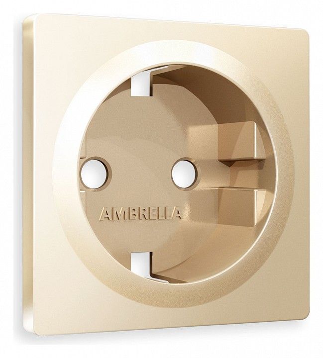 Накладка для розетки с заземлением Ambrella Volt ALFA AP6060