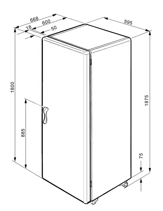 Холодильник Smeg FPD34AD-1