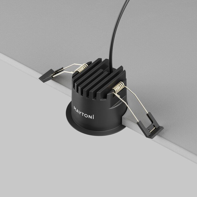 Встраиваемый светильник Maytoni Technical Омут Т DL128-10W3K-B
