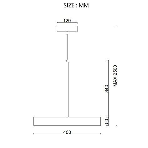Подвесной светильник Imperiumloft TURNA Gray TURNA-ONE01