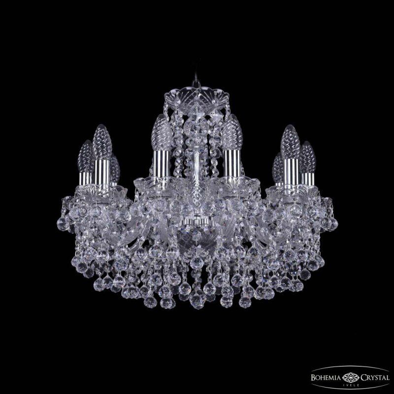 Подвесная люстра Bohemia Ivele Crystal 1409 1409/10/160 Ni