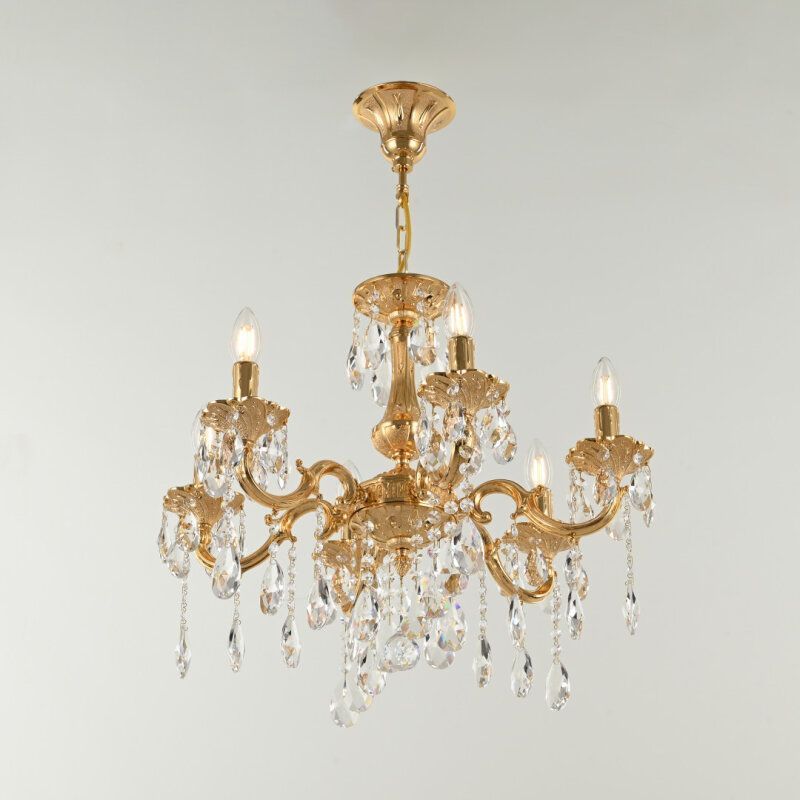 Подвесная люстра Bohemia Ivele Crystal AL77 AL77101/6/175 A G