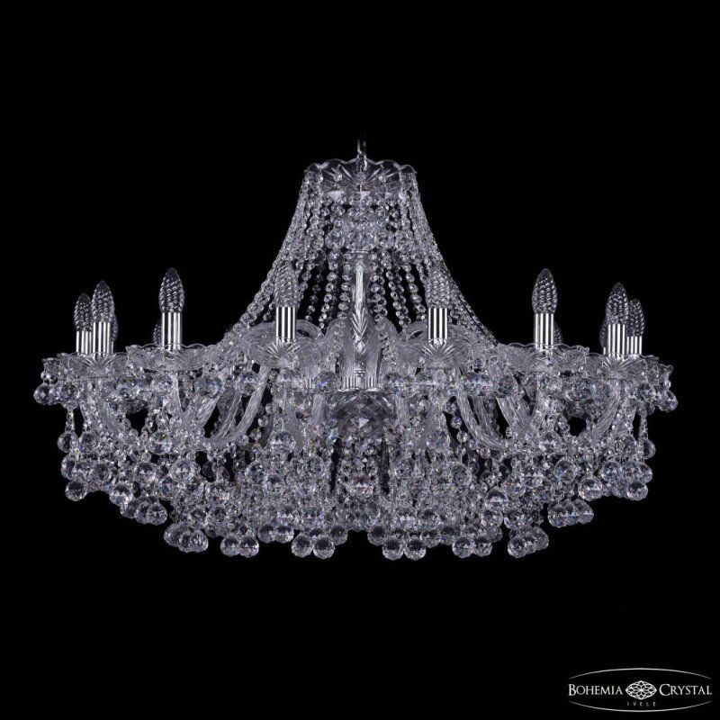 Подвесная люстра Bohemia Ivele Crystal 1409 1409/16/360 Ni