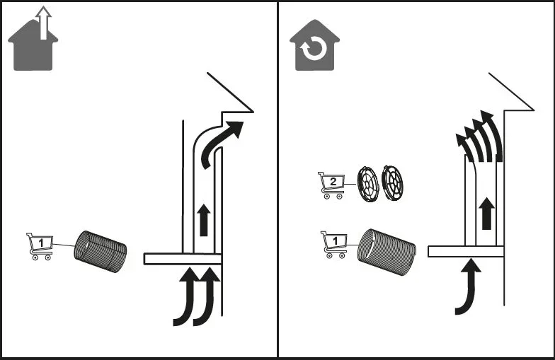 Вытяжка Korting KHA 35808 DW Cylinder