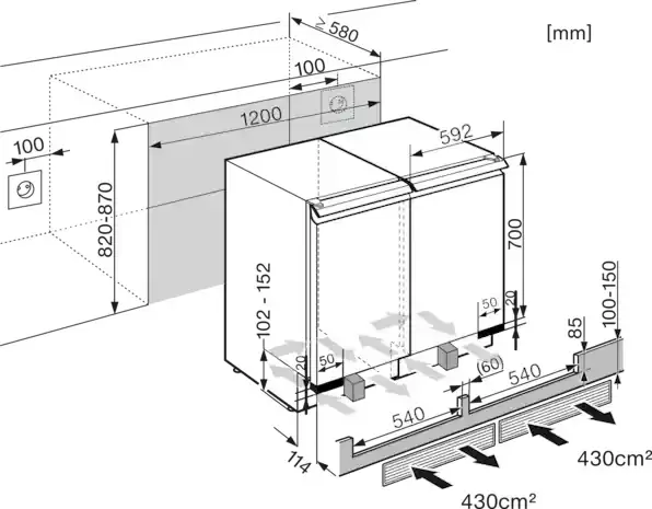 Встраиваемый винный шкаф Miele KWT 6321 UG OBSW