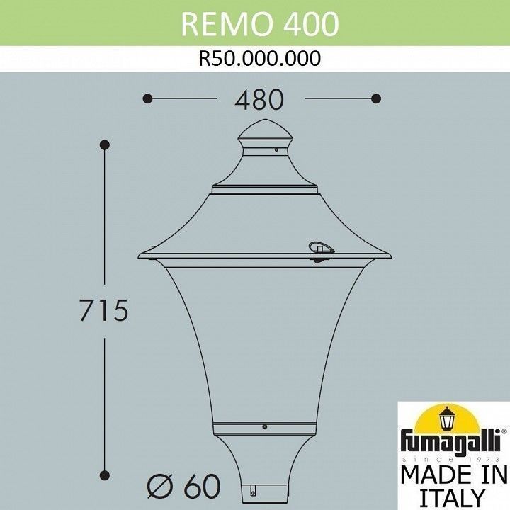 Консольный светильник Fumagalli REMO R50.000.000.AXH27